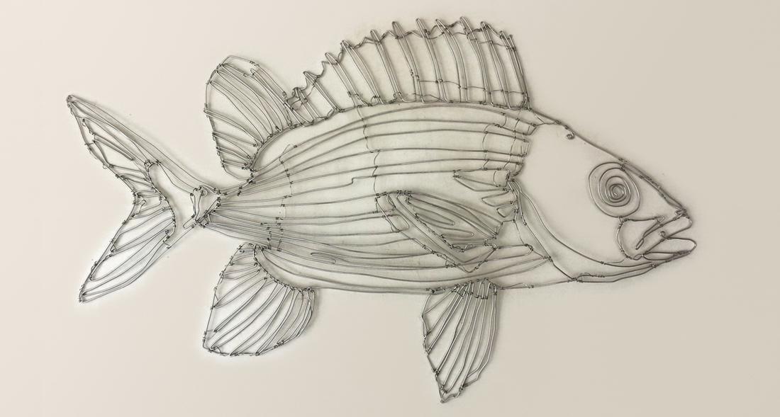 Metal wire Fish